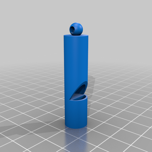 Regulatory whistle for Luxembourg railways 3D model