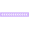 Arrows_5mm_short.stl Pochoirs pour la bande et la flèche de danger