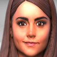 mask.png 3d model clara oswald lithography