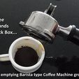 knockbox_display_large.jpg Barista Coffee Machine Knock Box for Coffee Grounds