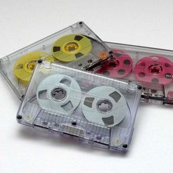P1040993.JPG Free STL file Reel-to-reel Compact Cassette Upgrade・3D print model to download
