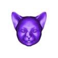 Anthro Cat Head 00 STL.STL Anthro Cat Heads Pack