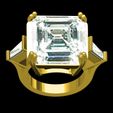 11.jpg Octagon Stone Solitaire Engagement Ring