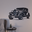 wall-art-49.png ANTIQUE CAR WALL DECORATION 2D WALL ART