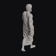 Walking_Dionysus_0007.jpg Dionysus Striding In Full Length Himation Robe Sculpture