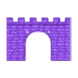 mur porte.STL Pack de montaje mural Castle