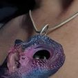 13.jpeg STL-Datei Barn owl bird- jewellery, pendant, necklace, earring・3D-druckbare Vorlage zum herunterladen