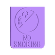 NO_SMOKING.stl Multi-Use Door Sign