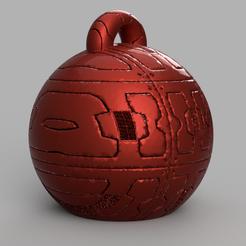 33 rendu 1 .png Fichier STL Boule de noel・Design à télécharger et à imprimer en 3D