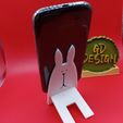 IMG_20230813_180001862.jpg Rabbit Bunny Travel Portable Phone Stand