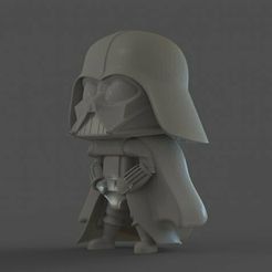 1.jpg STL-Datei süßer Darth Vader・Design für 3D-Drucker zum herunterladen, Rafaartes
