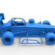 149.jpg Supermodified front engine Winged race car V4 Scale 1:25