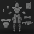 ARC1.png Clone ARC Trooper Kit - One12 - STL files 3D print model