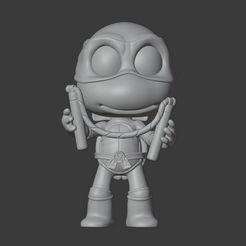1.jpg STL file MICHELANGELO - NINJA TURTLES・3D printing template to download