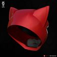 CatHelmet-RedRanger-Cat-02.jpg RED RANGER CAT - Helmet