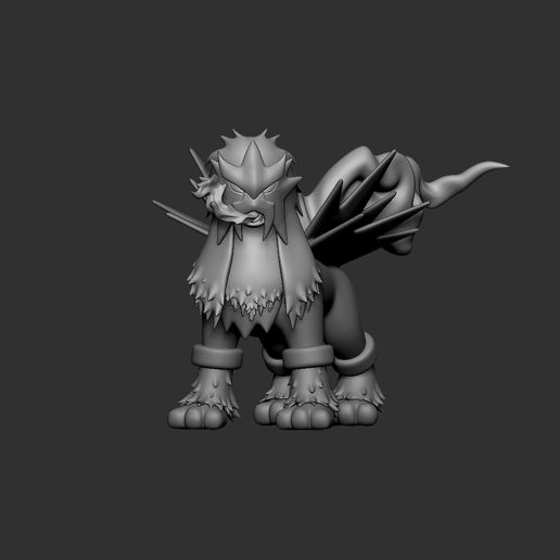 ZBrush-Document1.jpg pokemon entei (con cortes)