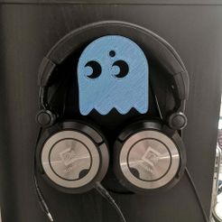 pacmanghost.jpg PACMAN Headphone Wall Mount