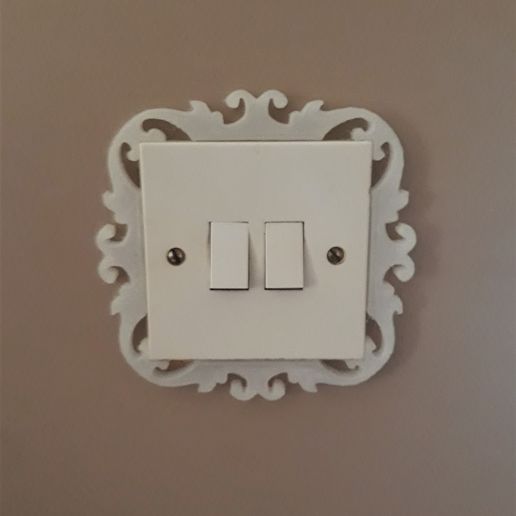 🏠 Fancy light switch surround・ 3D File for ・Cults
