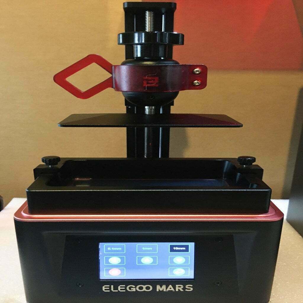 Скачать бесплатный файл Stl Elegoo Mars Build Plate Angled Holder • Форма с возможностью 3d 2596