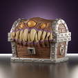 9.png MTG Dnd DECK BOX COMPATIBLE WITH COMMANDER DECKS: Chest mimic #092