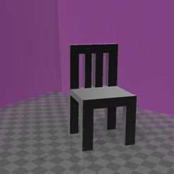 dining-chair.png dining room chair: doll furniture