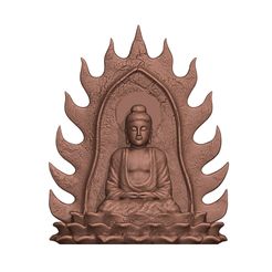 Blender20200430-009337.jpg STL file Sakyamuni・Template to download and 3D print