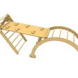 2.jpg Wooden Climbing Set for Kids – Montessori Inspired Play Structure