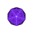 d20v2_thick.stl STL file Laced D20 dice - Presupported・3D printable model to download
