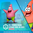 FLYER-PATRICK-FIGURE.png Free STL file Patrick Figure (Sponge Bob) NO BASE LEAVE THE LIKE!・3D print design to download
