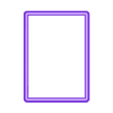 frame recto.stl protective frame for yu-gi-oh card