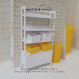 WEST-ELM-MID-CENTURY-BOOKSHELF-3.png Miniature Bookshelf, 3D Print Dollhouse Bookshelf, Mid-Century Bookshelf for Dollhouse, 3D Model, Dollhouse 3D Print File