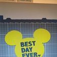 328434791_734808788236904_7207295206825015480_n.jpg Mickey Mouse Head BEST Day Ever Cake Topper/ Wall Decor/ Party Decor/ Centerpiece/ Magnet and much more!