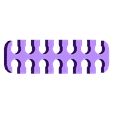 7x2_open.stl スリーブ付きカスタムPCケーブル用ケーブルコーム