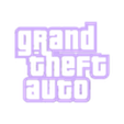 Letras.stl GTA KEYCHAIN (Grand Theft Auto)
