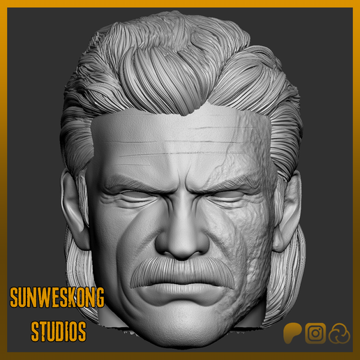 s6.png MGS4 "Old" Solid Snake Headsculpt & Weapons Bundle Deal