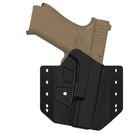 🔫 GLOCK 19 OWB CUNTED (10 DEGREES) COMPRESSION MOLD・ STL File for 3D ...