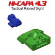 Hi-Capa-Sight-43-Raised-Tactical-Sight-04.jpg Tokyo Marui Compatible 2011 Airsoft Hi Capa 4.3 Raised Tactical Rear Fiber Optic Sight