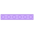 brick_1x6.stl LEGO compatible bricks in various sizes