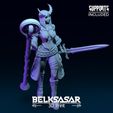 15.jpg Girl Tiefling Wizard 3D print model
