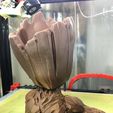 IMG_3728.JPG Groot Planter (Less supports, cleaner print, drain hole)