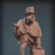 PhineasCapeTurn-1.jpg Haunted Mansion Phineas The Traveler Ghost 3D Printable Sculpt