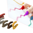 fake_finger_model_02 v14-012.png Download STL file Fake Fingers Model Practice Training Nail Art False Tips Display Tool - Hooks holder additional suspended towel 3d-print cnc • 3D printable object, Dzusto