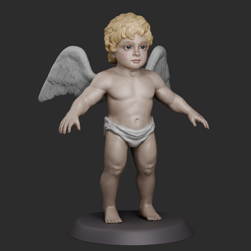 Cherub Baby Angel - 3D model önizlemesi