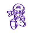 Mario_02.stl STL file PACK 10 CUTTER COOKIE SUPER MARIO - MARIO BROS・3D printable design to download