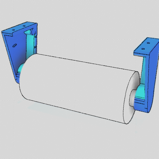 Paper Towl Holder 3D model