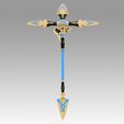 9.jpg Granblue Fantasy Zeta Spear Cosplay Weapon Prop replica