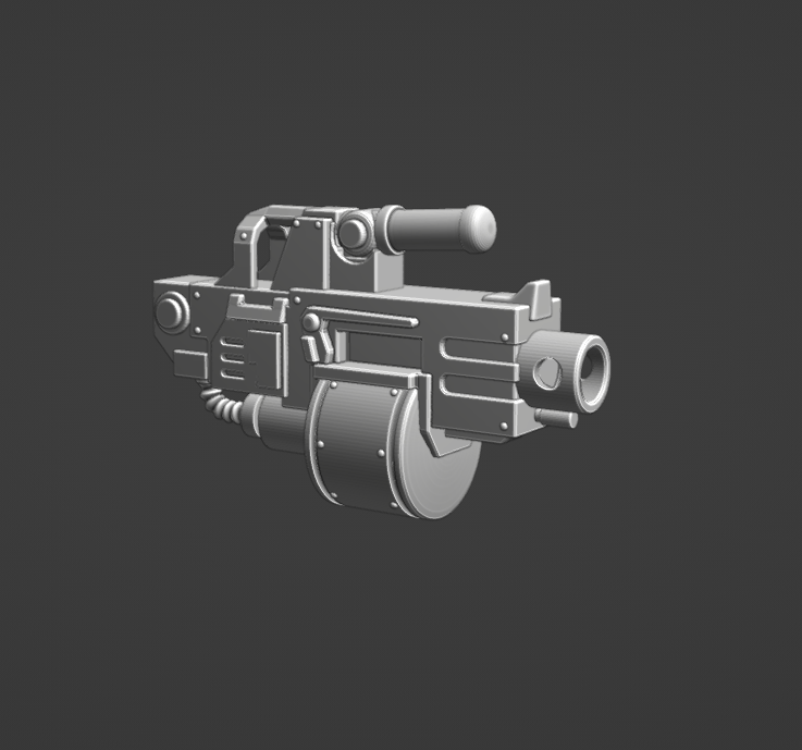 5.png Файл STL Третье тяжелое оружие, установленное для новых парней Ереси・Шаблон для 3D-печати для загрузки, VitalyKhan