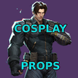 Photopea1-8.png Winter Soldier, BUcky Barnes, Sebastian Stan, MCU Thunderbolts Costume Marvel Rivals Full armor, weapon Gun and props Cosplay Kit , kitbash  Gift holiday free