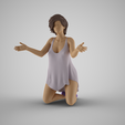 038329.png Kneeling Compassionate Woman