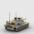 M1A2-Abrams_3.png Brick Style m1a2 abrams Tank